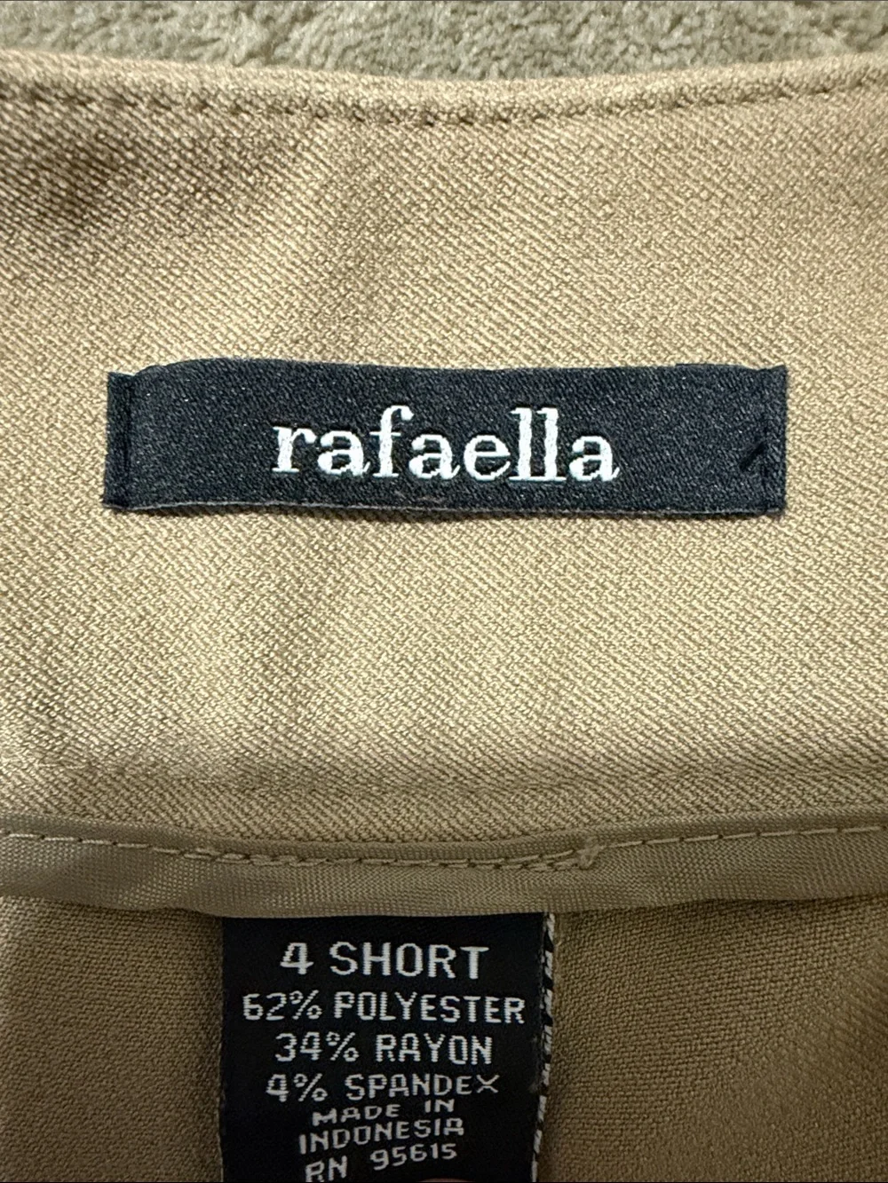 Rafaella Beige Wide-Leg Pants